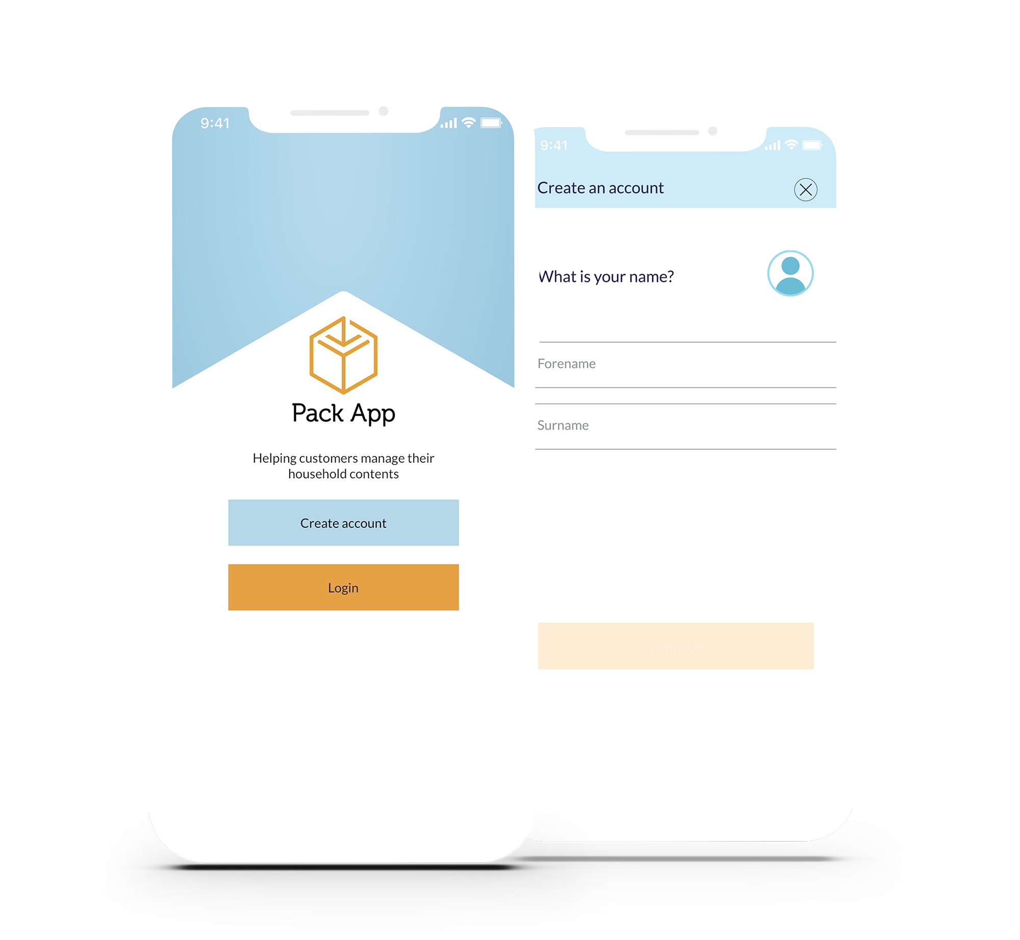 Register with Pack App
